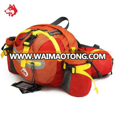 Multi-purpose four colors triple use Hiking waist pockets bottle holders Sport Traveling mountaineering Waist bag